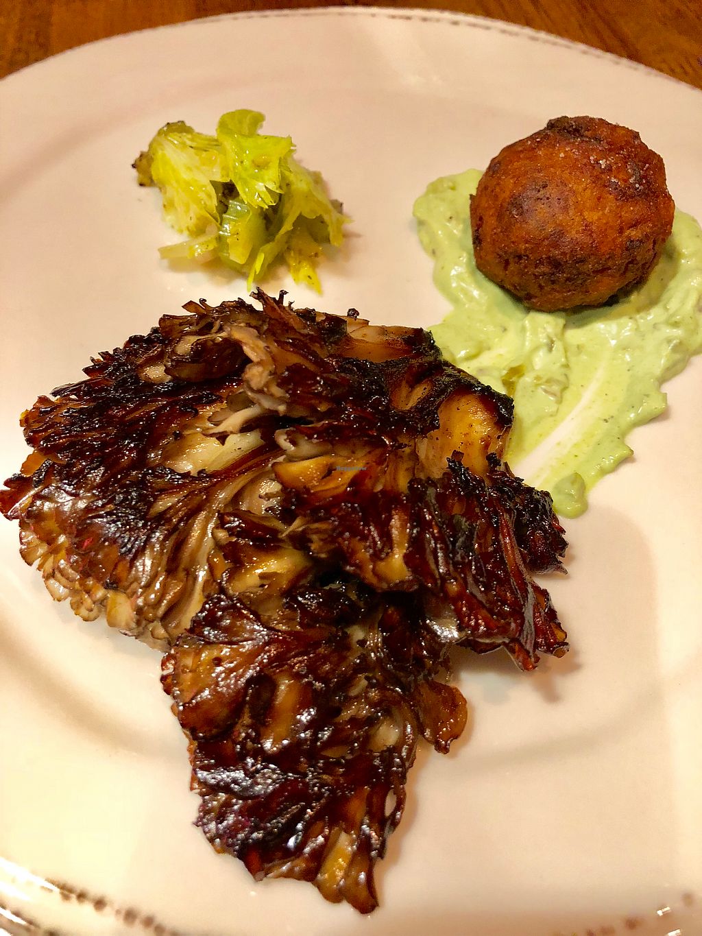 Vedge signature dishes Roasted Maitake Mushroom
Spicy Grilled Tofu
Grilled Seitan